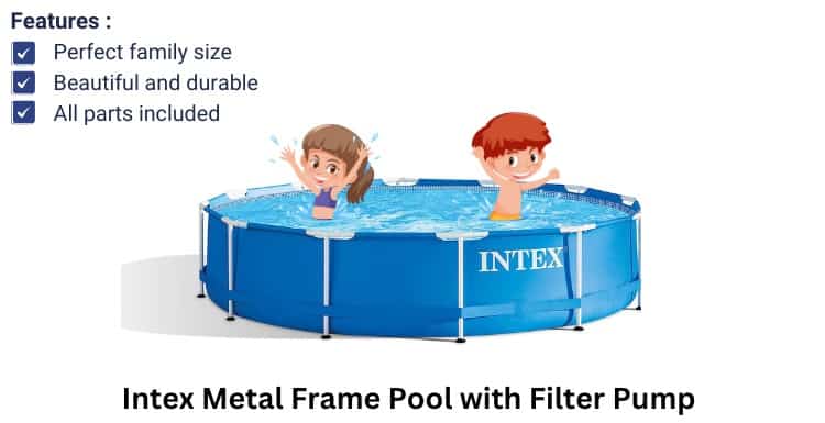 Intex Metal Frame Pool with Filter Pump