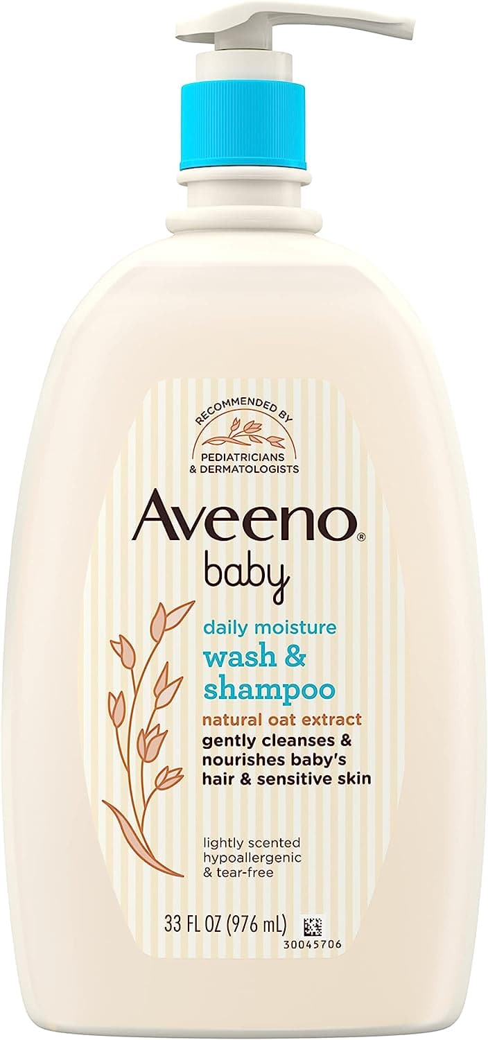 Aveeno Baby Daily Moisture Gentle Bath Wash & Shampoo 