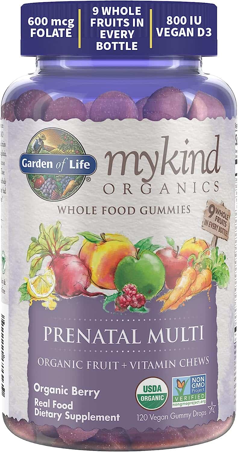 Garden of Life Prenatal Gummies Multivitamin