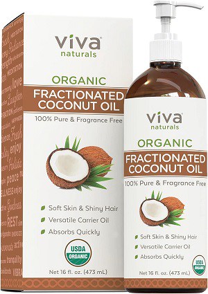 Viva Naturals Organic Fractionated Coconut Oil