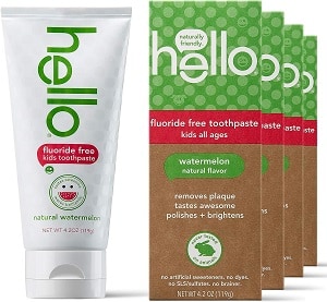 Hello Oral Care Kids Fluoride Free and SLS Free Toothpaste