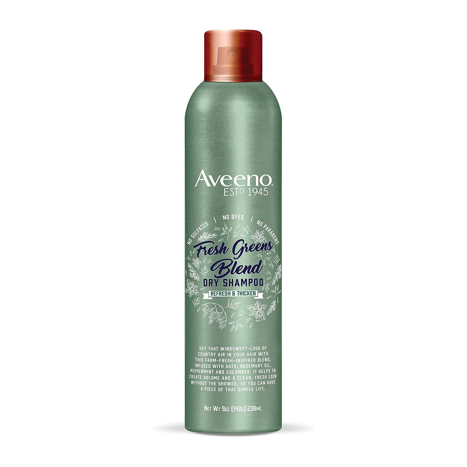 Aveeno Fresh Greens Blend Dry Shampoo Spray