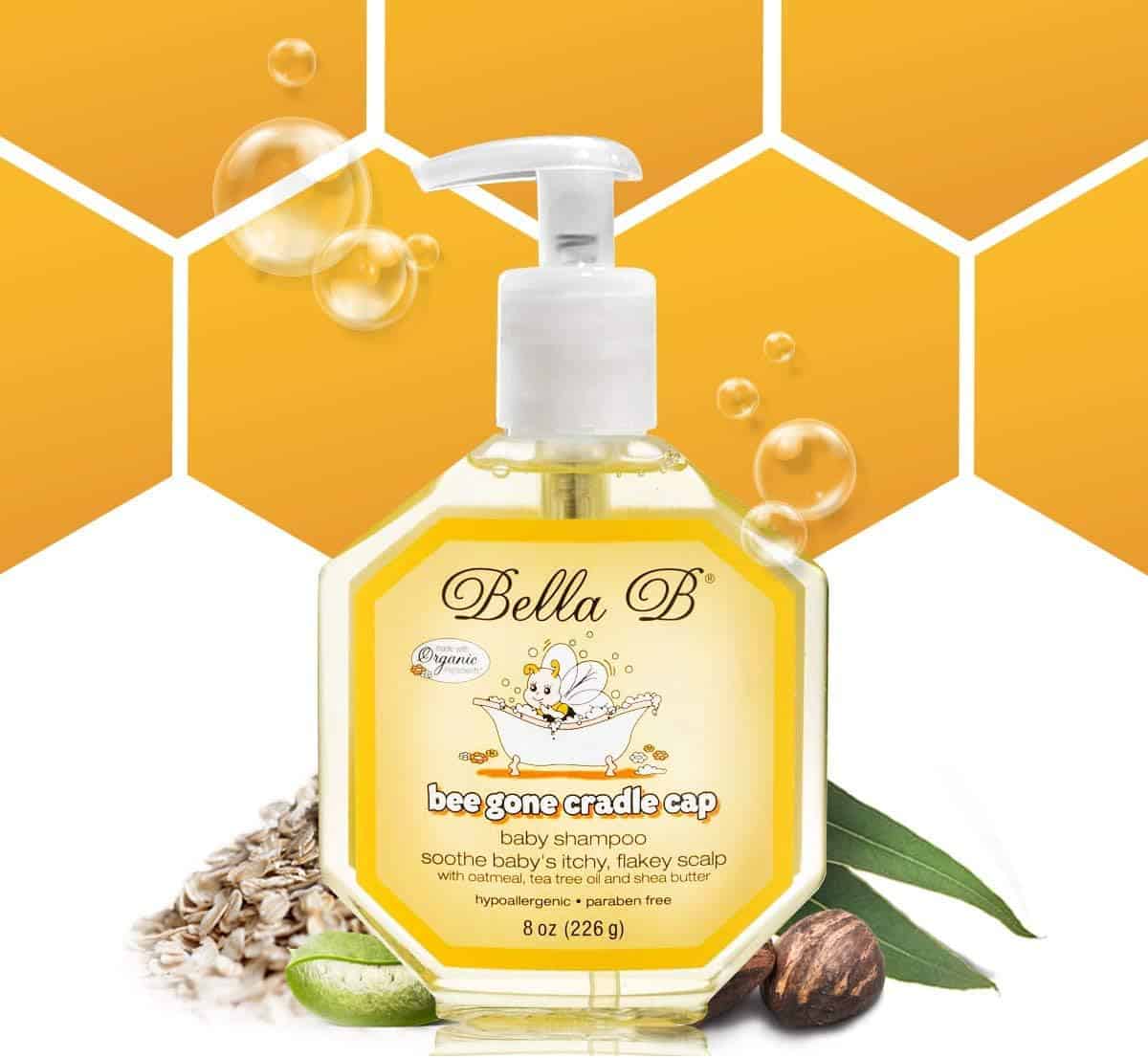 BELLA B NATURALS Bee Gone Cradle Cap Baby Shampoo