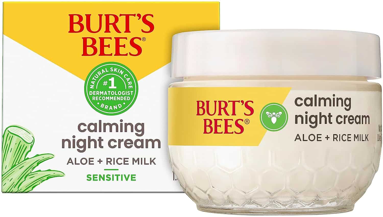 Burt's Bees Gentle Night Cream Moisturizer