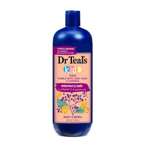 Dr Teal's Kids 3 in 1 Elderberry Bubble Bath